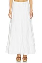 view 1 of 6 Carmen Maxi Skirt in White