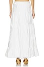 view 4 of 6 Carmen Maxi Skirt in White