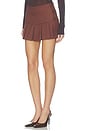 view 4 of 6 JUPE FLORITA in Brown Plaid
