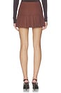 view 5 of 6 JUPE FLORITA in Brown Plaid