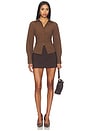view 6 of 6 MILEY スカート in Brown