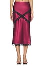 view 1 of 6 FALDA PRISCILLA  in Burgundy
