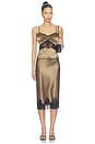 view 6 of 6 Bethanie Midi Skirt in Olive