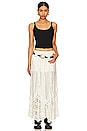 view 4 of 4 Orchid Maxi Skirt in Ivory