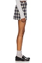 view 3 of 6 ЮБКА SHIRA in Navy Plaid
