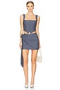 view 5 of 6 Pia Mini Skirt in Gray