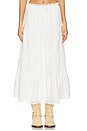 view 1 of 6 Angela Maxi Skirt in White