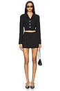 view 5 of 6 Miley Mini Skirt in Black