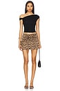 view 5 of 6 Elisha Mini Skirt in Leopard