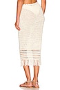 view 3 of 4 Angelina Midi Skirt in Ivory
