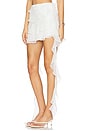view 3 of 6 Rosalia Ruffle Skirt in White