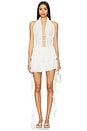 view 5 of 6 Rosalia Ruffle Skirt in White