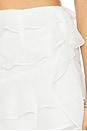 view 6 of 6 Rosalia Ruffle Skirt in White