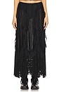 view 1 of 6 Orchid Maxi Skirt in Black