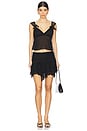 view 5 of 6 Nataly Mini Skirt in Black