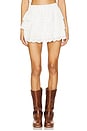 view 1 of 6 Karissa Mini Skrit in White