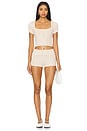 view 1 of 3 Ruthie Knit Short Set in Light Oat