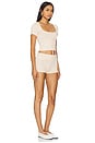 view 2 of 3 Ruthie Knit Short Set in Light Oat