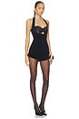 view 2 of 4 Vianca Halter Romper in Black