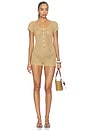 view 1 of 3 Michelle Crochet Romper in Camel