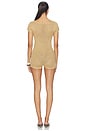 view 3 of 3 Michelle Crochet Romper in Camel
