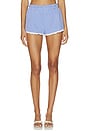 view 4 of 5 Kyla Short Set in Blue Gingham