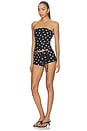 view 2 of 3 X Emma Rose Nayana Short Set in Black & White Dot