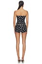 view 3 of 3 X Emma Rose Nayana Short Set in Black & White Dot