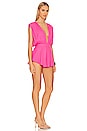 view 2 of 3 Kimberly Romper in Hot Pink