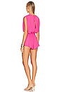 view 3 of 3 Kimberly Romper in Hot Pink