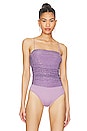 view 2 of 6 Olivia Sparkle Cami Bodysuit in Purple