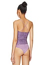 view 4 of 6 Olivia Sparkle Cami Bodysuit in Purple