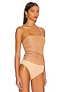 view 3 of 6 OLIVIA 바디수트 in Caramel