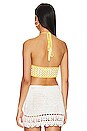 view 3 of 4 Kari Halter Top in Yellow Multi