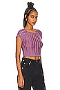 view 2 of 4 Yasmin Crop Top in Purple