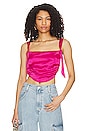 view 1 of 4 Gracie Bustier Top in Hot Pink