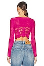 view 3 of 4 Aylin Crochet Top in Hot Pink