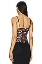 view 3 of 4 Fia Lace Cami Top in Black Floral