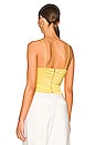view 3 of 4 Anais Twist Front Top in Yellow