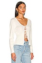 view 2 of 4 Karen Tie Front Top in Ivory