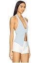 view 2 of 4 Dixie Halter Top in Pale Blue