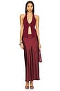 view 4 of 4 Dixie Halter Top in Oxblood