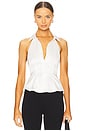 view 1 of 4 Lisseth Open Back Top in White