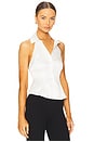view 2 of 4 Lisseth Open Back Top in White