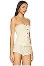 view 2 of 4 Karsi Strapless Top in Baby Yellow