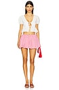 view 4 of 4 Shiloh Puff Sleeve Top in White