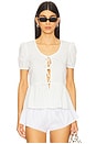 view 1 of 4 Alma Top in White