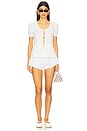 view 4 of 4 Alma Top in White