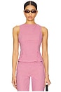 view 1 of 5 Drea Peplum Top in Red