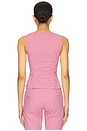 view 3 of 5 Drea Peplum Top in Red